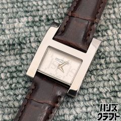 セイコー ルキア スクエア 日本製 稼働品 レザーベルト 5y85-0aa0