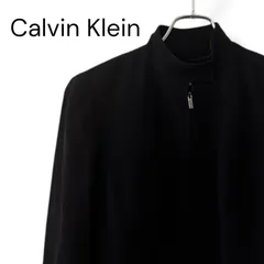 Calvin Klein カルバンクライン ブラック  レディース 長袖 アウター ジャケット ノーカラージャケット ジップアップ フロントジップ【サイズ2】Sサイズ相当 0000037TNKのサムネイル