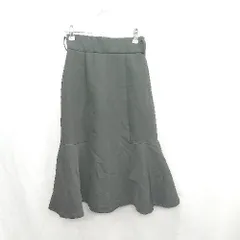 ◇ ⊇ tocco closet トッコ クローゼット ロング Aライン スカート サイズM ブラック レディース E  【1410290018965】