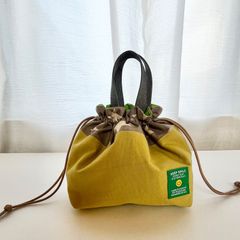 new☆ミニミニ巾着バッグ ミナペルホネン ハンドメイドthoroughbred