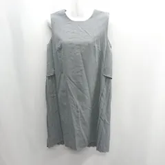 ◇ ⊂ SUGAR ROSE シュガーローズ プリーツスカート ノースリーブ 膝丈 ワンピース サイズF グレー レディース E  【1410290043721】のサムネイル