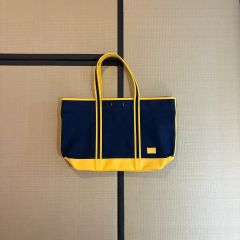 T*ウ様 吉田カバン ポーターガール イエロー ネイビー 大きめ トート