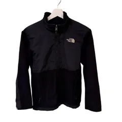  ザノースフェイス THE NORTH FACE レディース(キッズL) フリースジャケット デナリタイプ ポラテック素材 Lサイズ(GIRLS) 黒 AC9U【Z1825】
