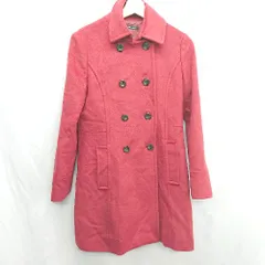 ◇ ⊇ green label relaxing グリーンレーベル リラクシング ウール100% 長袖 コート サイズ40 レッド レディース E  【1410290060537】のサムネイル