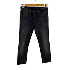 Gucci women's stretch denim pants, indigo, size 36, item number 351362 [Z1825]