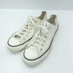 ◇ Θ CONVERSE コンバース ALL STAR ローカットスニーカー サイズ7 1/2 ホワイト系 メンズ E  【1410290065266】のサムネイル