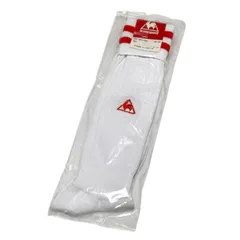 le coq sportif ルコックスポルティフ ソックス 靴下 22-24cm ホワイト×レッド 白 赤 日本製 袋入り 未使用タグ付き スポーツソックスのサムネイル