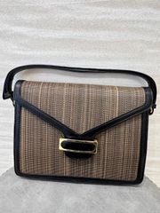 極美品 GINZA Kanematsu 編み込み レザーショルダーバッグh54 - メルカリ