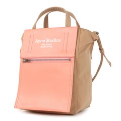 Acne Studios 2way ショルダーバッグ ピンク ブラウン - メルカリ