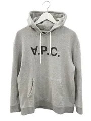 アーペーセー A.P.C. ロゴプリント パーカー プルオーバー XS グレー 長袖 トップスのサムネイル