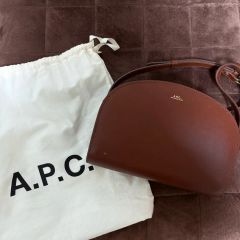 アーペーセー 2WAY かごバッグ トートバッグ ストロー/カーフレザー