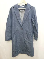 ◇ Θ OLIVE des OLIVE デニム 長袖 ロング　コート　ジャケット サイズM ネイビー レディース P  【1411070000804】のサムネイル