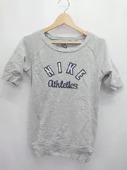 ◇ ⊂ NIKE ナイキ スウェット 半袖 Tシャツ カットソー サイズM グレー レディース E  【1411070009272】