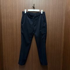 J7353 美品 PT01 トラベラーストレッチジャージーパンツ 濃灰 46
