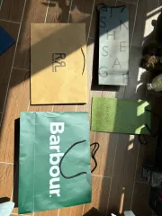 BARBOUR & RRL(ダブルアールエル) & グッチ お買い物バッグのサムネイル