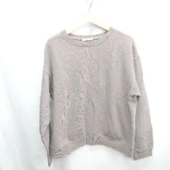 ◇ ⊇ WYM LIDNM ウィム バイ リドム 綿 長袖 トレーナー サイズM モカ系 メンズ E  【1411280000465】のサムネイル