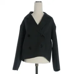 バジーレ BASILE 28 ストレッチポリエステル ニットジャケット ブレザー 9 ブラック 黒 28-03JY05のサムネイル