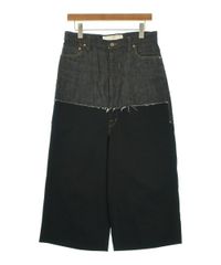 GANRYU COMME des GARÇONブラックデニム サルエルパンツ S 15aw GANRYU COMME des GARCONS デニム切替スラックス - メルカリ