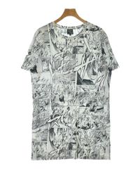 フェンディTシャツ L カールラガー コラージュプリント 半袖 白黒
