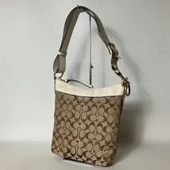 2510-269｜美品｜コーチ シグネチャー ショルダーバッグ ホワイト