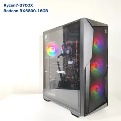 Ryzen7/16GB/SSD500GB+HDD2TB/RX6800-16G｜ゲーミング｜ミドルタワーのサムネイル