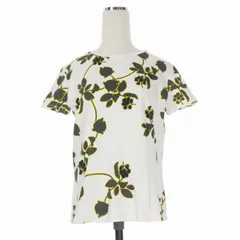 スポーツマックスコード マックスマーラ SPORTMAX CODE ビジュー 装飾 Tシャツ カットソー 花柄 半袖 ホワイト 白のサムネイル