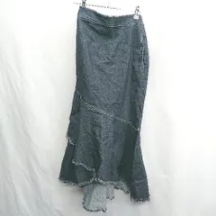 ◇ ⊂ AZUL BY MOUSSY アズールバイマウジー ロング タイト スカート サイズM ブルー レディース E  【1411280032244】