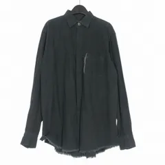 ネオンサイン NEON SIGN W BLACK CHAMBRAY SHIRT シャンブレーシャツ 長袖 46 ブラック 黒 N1523のサムネイル