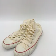 ◇ Θ CONVERSE コンバース ハイカットスニーカー サイズ24 アイボリー系 レッド レディース E  【1411280034408】のサムネイル