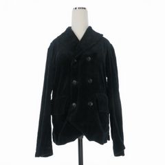 트리콤 드 걸슨 tricot COMME des GARCONS 00's 제품 세척 가공 코듀로이 더블 재킷 블루존 긴팔 M 블랙 블랙 TP-J013