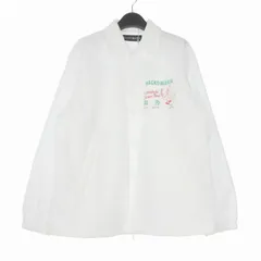 ワコマリア WACKO MARIA × チーシャ 鶏舎 COACH JACKET (TYPE-1) コーチジャケット ブルゾン 長袖 S ホワイト 白 CHIISHA-WM-BL01のサムネイル