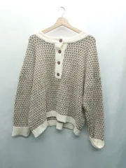 ◇ ⊇ classicalelf クラシカルエルフ ニット 長袖 セーター トップス サイズS ブラウン ホワイト グレー レディース E  【1411280047347】のサムネイル