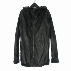 ユリウス JULIUS 15SS シームドフーデットブルゾン ライダースジャケット ゴートヌバック 長袖 1 ブラック 黒 497BLM23のサムネイル