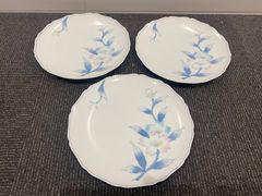 内村七生 青い鳥 楕円皿 未使用新品タグ付 箱つき 作家もの 九谷青窯