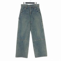 DEVINUSAGE ワイドデニムパンツ バギー ダブルニー - メルカリ
