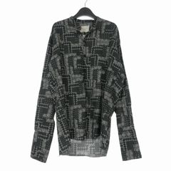 A18049 美品 キディル 21AW 総柄グラフィックオーバーサイズシャツF 