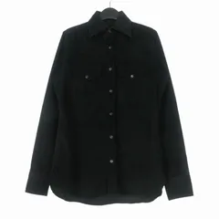 トムフォード TOM FORD コーデュロイ ウエスタンシャツ 長袖 39 15 1/2 ブラック 黒 2FT272 94USMIのサムネイル