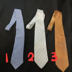 世界的なブランド ネックタイ 3 個