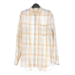 ウェルダー WELLDER  Standard Shirt チェック リラックスフィット スタンダードシャツ 長袖 3 ベージュ WM20SSH023のサムネイル