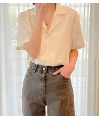 リネン100 プルオーバー ブラウス フランダースリネンプレミアム 