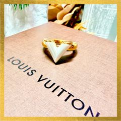 LOUIS VUITTON バーグ エセンシャルV ゴールド 指輪 リング 箱 - メルカリ