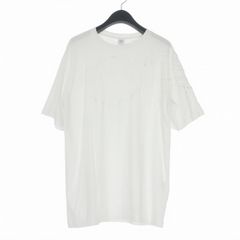 ベルルッティ BERLUTI Tシャツ 刺繍 ロゴ カリグラフィ ホワイト