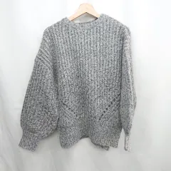 ◇ ⊇ niko and … ニコアンド 長袖 ニット セーター サイズ3 グレー レディース E  【1412090029745】