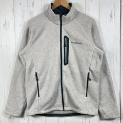 📦️Men's L アイボリー系 Montbell ( モンベル ) クリマプラス 200 ジャケット Climaplus 200 Jacket ポリエステル ウェア トップス アウター ジャケット フリース z00058202  フリース ア