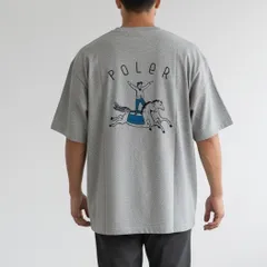 POLER HORSE RELAX FIT TEE [ash gray] 261mcv0061 ポーラー 半袖Tシャツのサムネイル