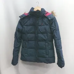 ◇ ⊇ JACK WILLS フード取り外し可能 長袖 ダウンジャケット サイズUS6 ネイビー レディース E  【1412090048302】のサムネイル