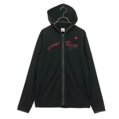 le coq sportif ルコックスポルティフ ワンポイントロゴ プリントロゴ 長袖 ジップジャケット O ブラック フーディー メンズ 古着のサムネイル