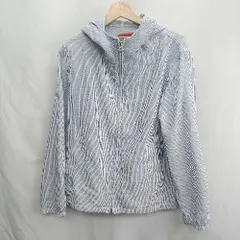 ◇ ⊂ URBAN RESEARCH アーバンリサーチ ストライプ柄 長袖 パーカー サイズM ブルー ホワイト レディース E  【1412090059698】のサムネイル