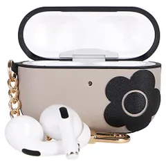 マリークヮント MARY QUANT AirPods Pro 第2世代 ケース カバー エアーポッズプロ エアポッズ レディース マリクワ PU LEATHER HYBRID AIRPODS PRO 2 CASE APPR2-MQ012345 グレージュ/ブラ