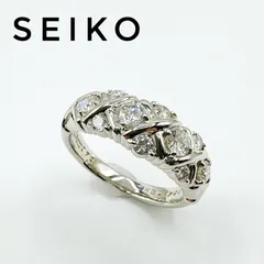 美品🌻SEIKO ダイヤモンド 0.72ct プラチナ リング 約11号 Yのサムネイル